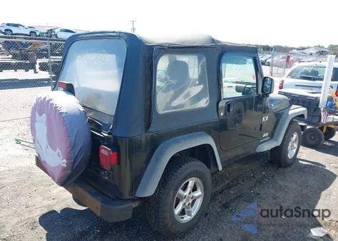 2003 Jeep Wrangler X из США, поврежденный, VIN 1J4FA39S63P300922
